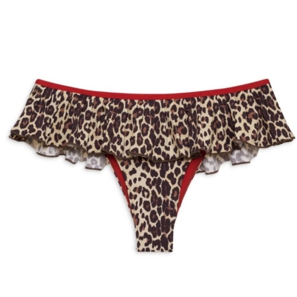Frankie's Bikinis Other - New! Frankie's Bikinis Ghaia Leopard Print swim Skirt Bikini Bottom 1010